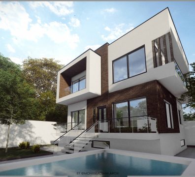 ویلا استخر دار طراحی شده در دماوند
