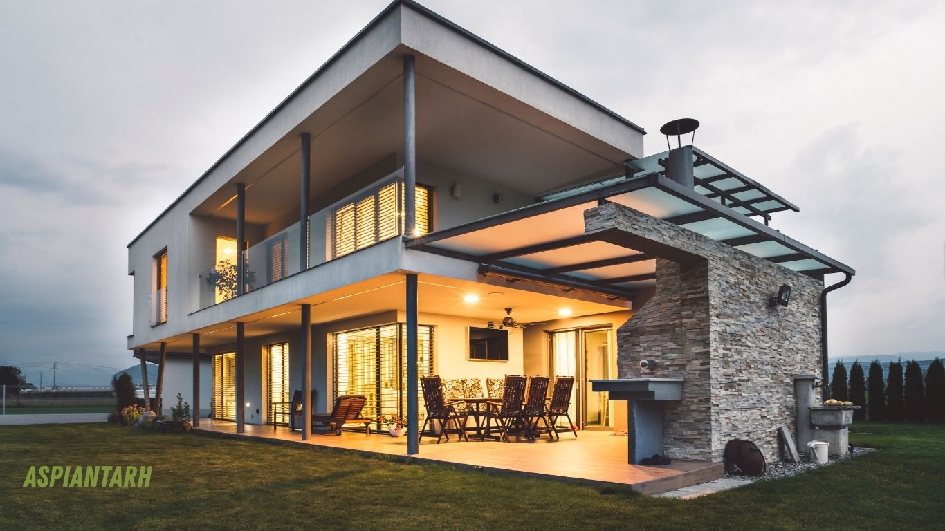 یک ویلای دوبلکس و زیبا