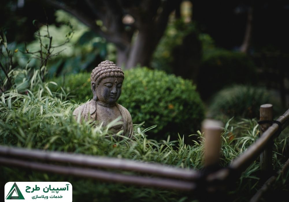 باغ ژاپنی ساده