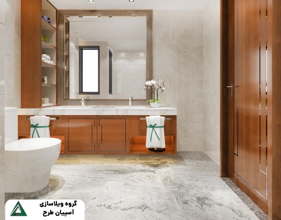 سرویس بهداشتی با چوب