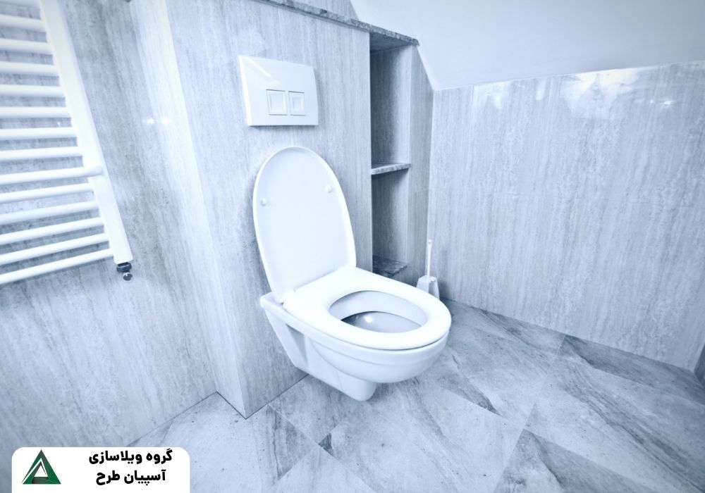 سرویس بهداشتی با متریال ساده