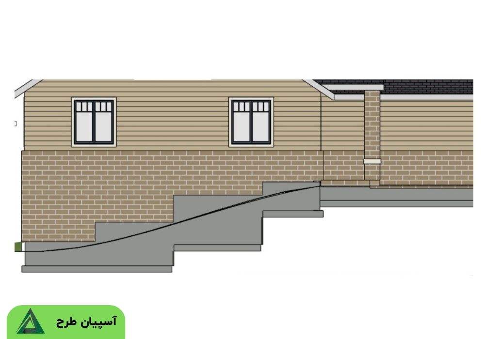 پلان ساخت زمین شیب دار