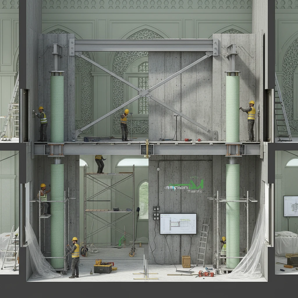 فونداسیون ویلای ضد زلزله 