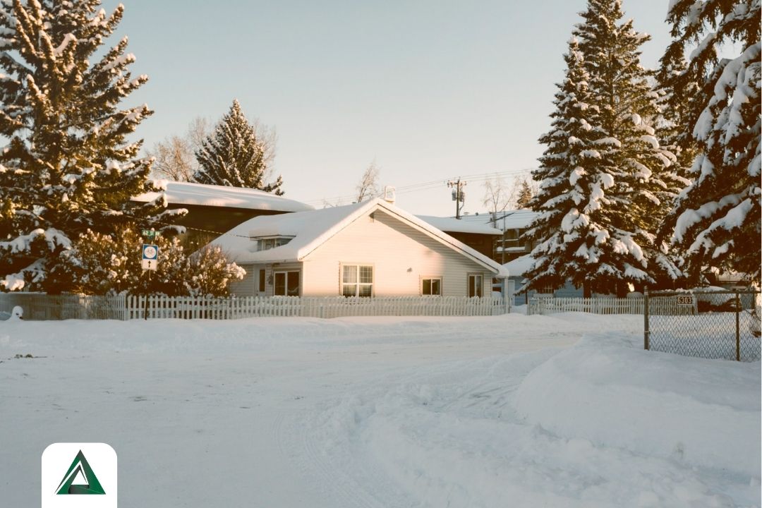 محوطه سازی ویلا در مناطق سرد