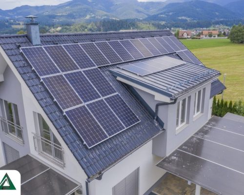 نصب سیستم گرمایش از کف خورشیدی در ویلا