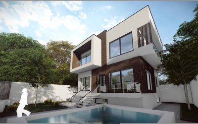 ویلا استخر دار طراحی شده در دماوند